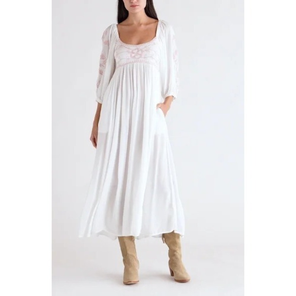 Free People White Maxi Dress - Picture 2 of 11